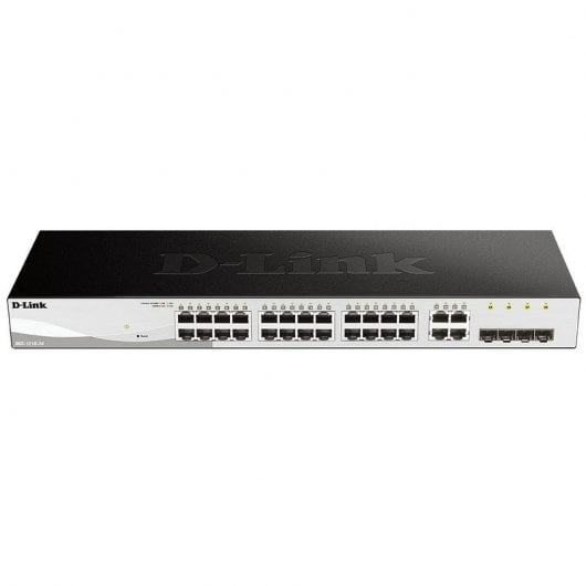 Switch gestito intelligente D-Link DGS-1210-24/E 24 porte 1000BASE-T + 4 porte combinate 1000BASE-T/SFP