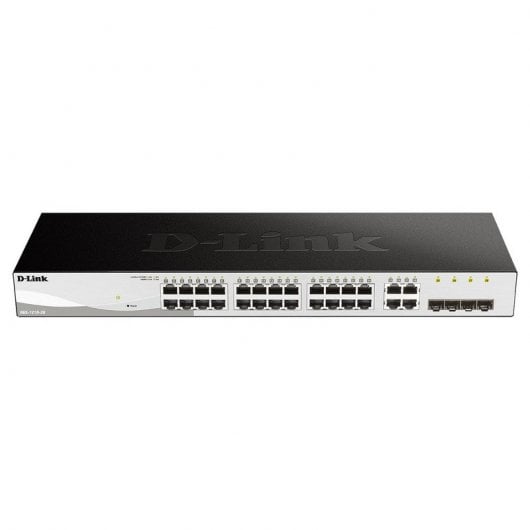 Switch gestito D-Link DGS-1210-28/E Smart+ 24 porte Gigabit Ethernet + 4 porte combinate 1000BASE-T/SFP