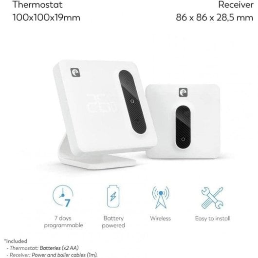 Garza Aspen Termostato Inteligente WiFi para Caldera/Calefacción