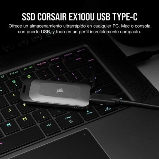 Corsair EX100U SSD Portátil 4TB USB-C