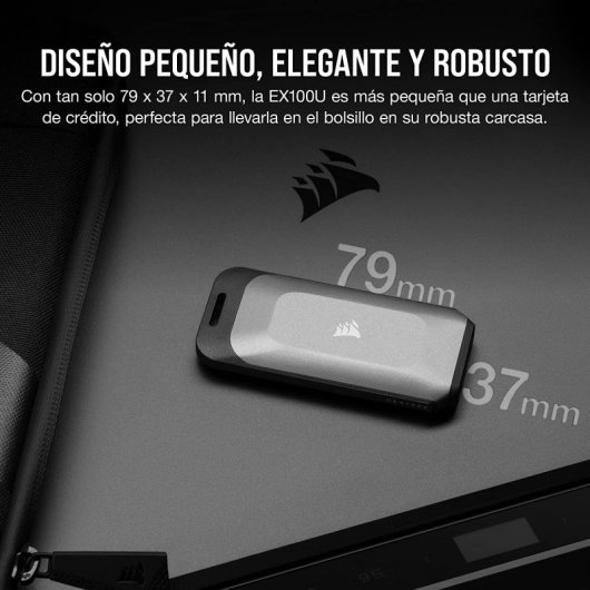 Corsair EX100U SSD Portátil 4TB USB-C