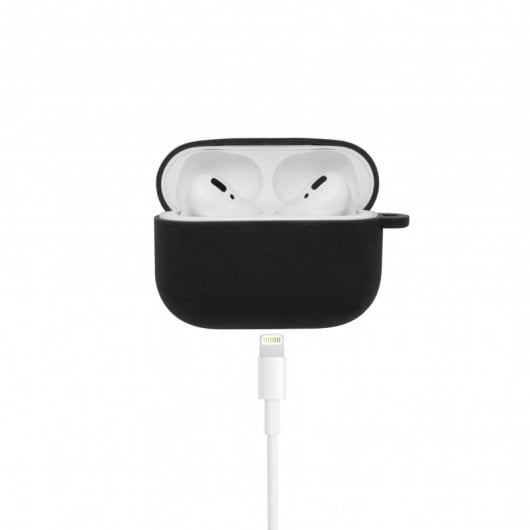 PcCom Essential Funda Protectora para Airpods Pro Negra