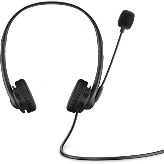 Auriculaires HP G2 filaires USB-A pour bureau avec réduction de bruit passive noirs