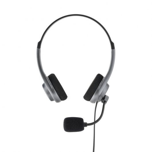 Bluestork MC-101 Casque avec Microphone Noir/Argent