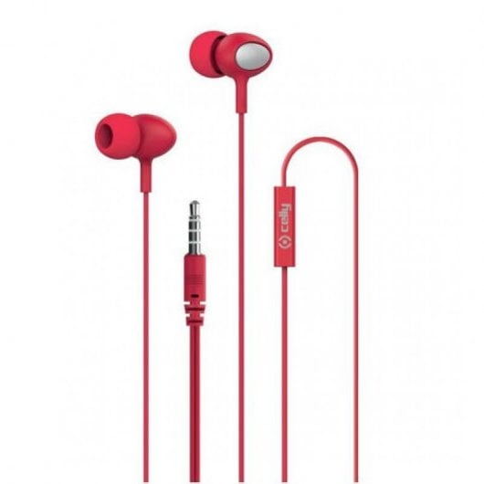 Celly UP500 Auriculares Intrauditivos Rojos