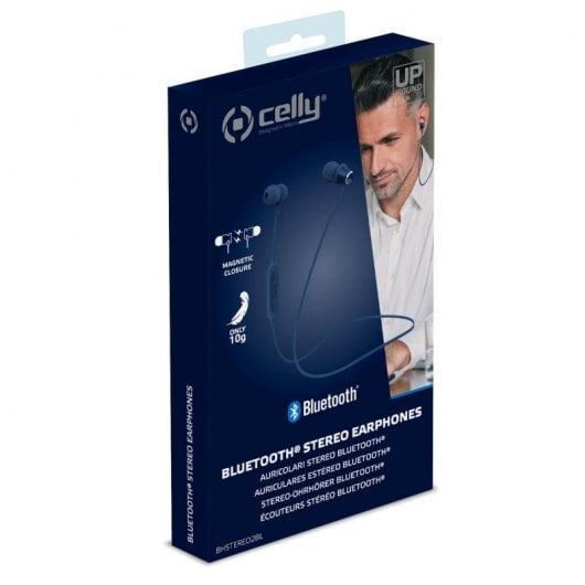 Celly BHSTEREO2 Cuffie Bluetooth blu