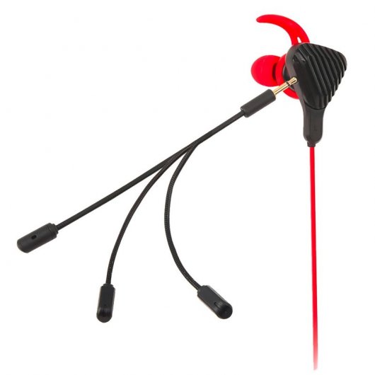 Cuffie da gioco Celly CyberWired nere/rosse