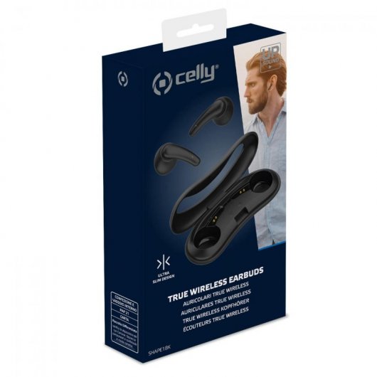 Celly SHAPE1 Auriculares Inalámbricos True Wireless Negros
