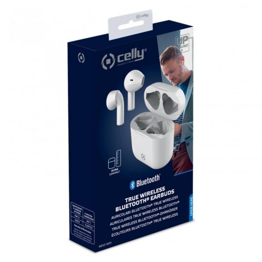 Cuffie wireless Celly Mini1 bianche