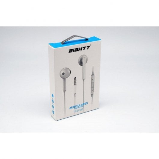 Eightt EAUR-HU Auriculares Intrauditivos Blancos