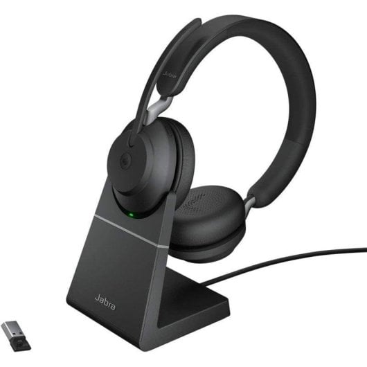 Auricolari Jabra Evolve2 65 Wireless Bluetooth per Ufficio con Cancellazione Rumore, Nero