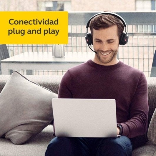 Auricolari Jabra Evolve2 65 Wireless Bluetooth per Ufficio con Cancellazione Rumore, Nero