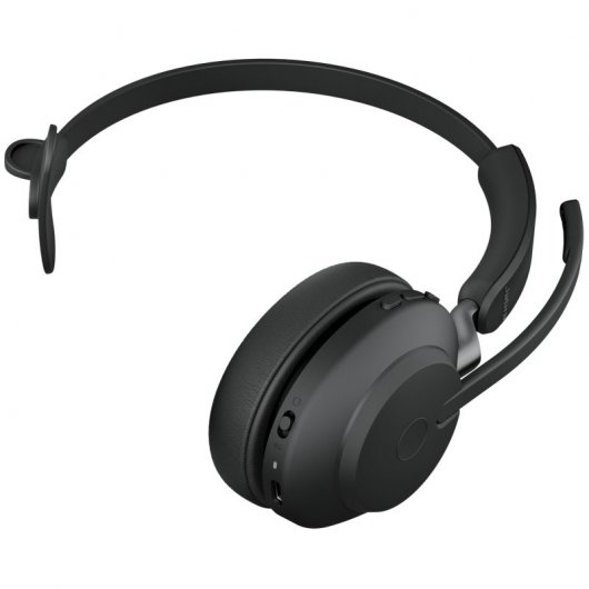 Jabra Evolve2 65 Mono USB-C UC Auriculares Inalámbricos + Base de Carga USB-A
