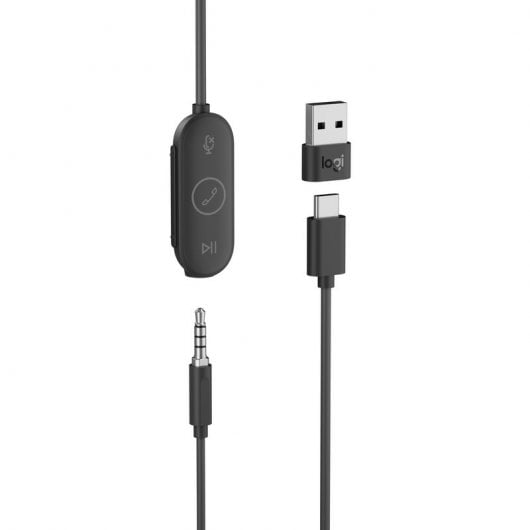 Logitech Zone Wired Earbuds UC Auriculares USB-C Grafito
