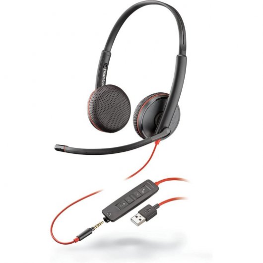 Casque USB Poly Blackwire 3225 avec microphone
