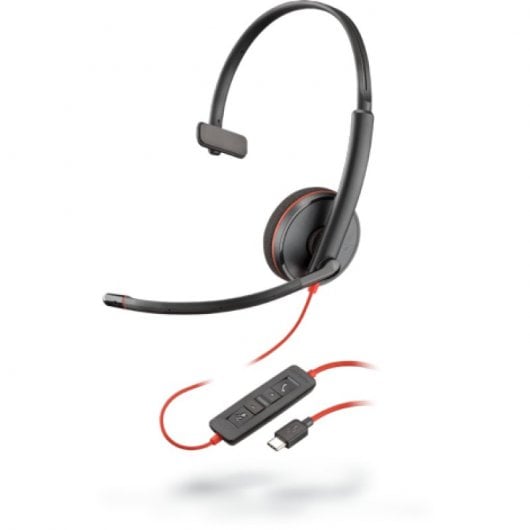 Poly Blackwire 3210 Auriculares USB para Centro de Llamadas