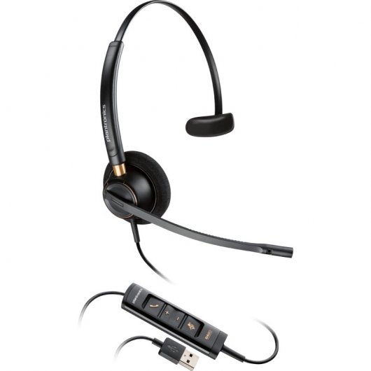 Poly EncorePro HW515 Auriculares USB para Centro de Llamadas