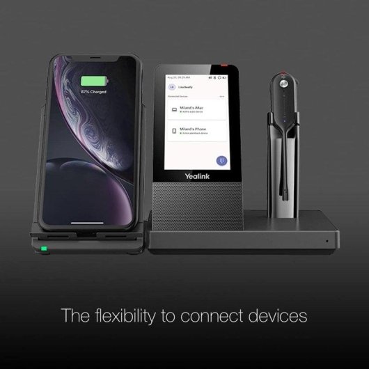 Estação de trabalho de áudio Yealink WH67 Teams Bluetooth