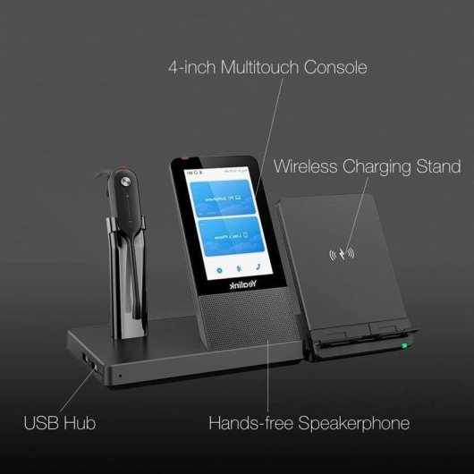 Estação de trabalho de áudio Yealink WH67 Teams Bluetooth