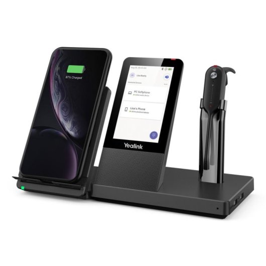 Estação de trabalho de áudio Yealink WH67 Teams Bluetooth