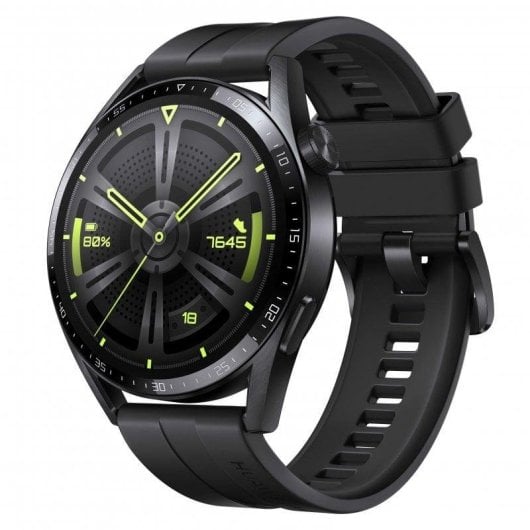 Huawei Watch GT 3 Bluetooth GPS NFC 46mm AMOLED Schwarz Wasserdicht 5ATM SpO2 Puls Schlaf