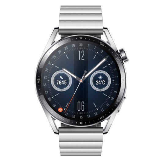 Montre connectée Huawei Watch GT 3, 46 mm, acier inoxydable