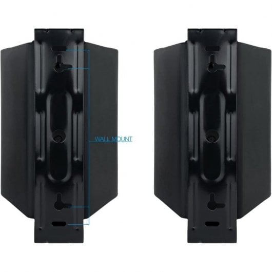 TooQ TQOWS-01B Enceintes Murales Amplifiées 2x30W Noir