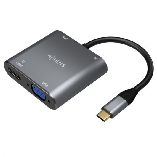 AISENS A109-0626 USB-Grafikadapter 3860 x 2160 Pixel Grau
