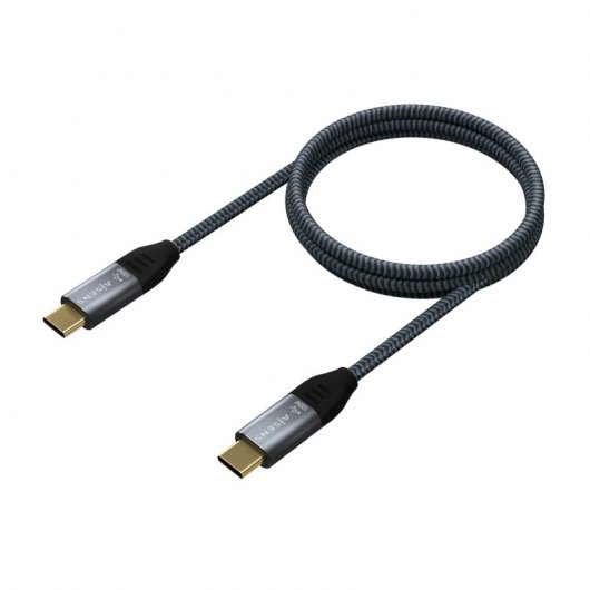 Aisens Cable USB-C Macho/Macho 2m Gris