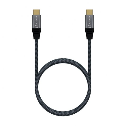 Aisens Cable USB-C Macho/Macho 2m Gris