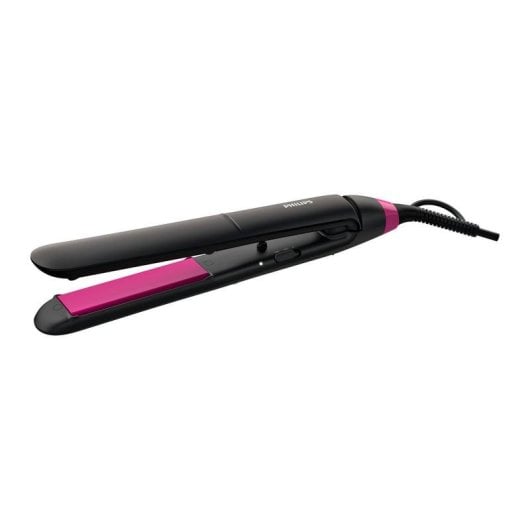 Prancha de Cabelo Cerâmica Philips StraightCare Essential BHS375/00 220ºC 2 Definições Queratina Preto Rosa