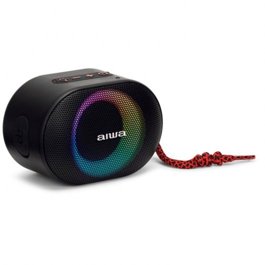 Aiwa BST-330RD Altavoz Portátil Bluetooth 10W Negro/Rojo