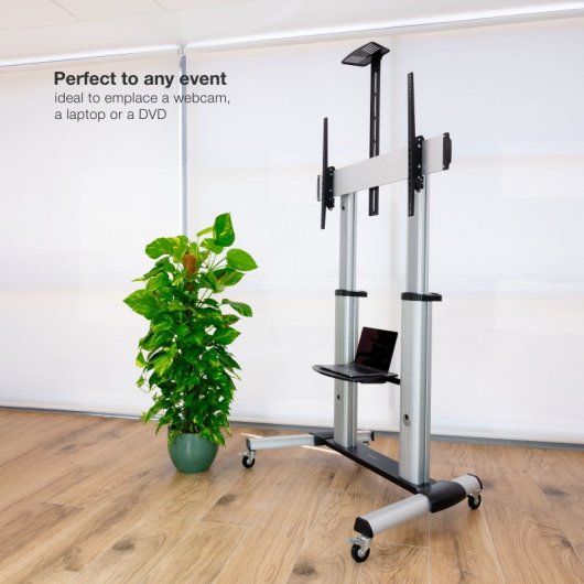 TooQ Partenón FS20300M-B Soporte de Suelo para TV 60"-100" VESA 1000x600 Máx 100Kg