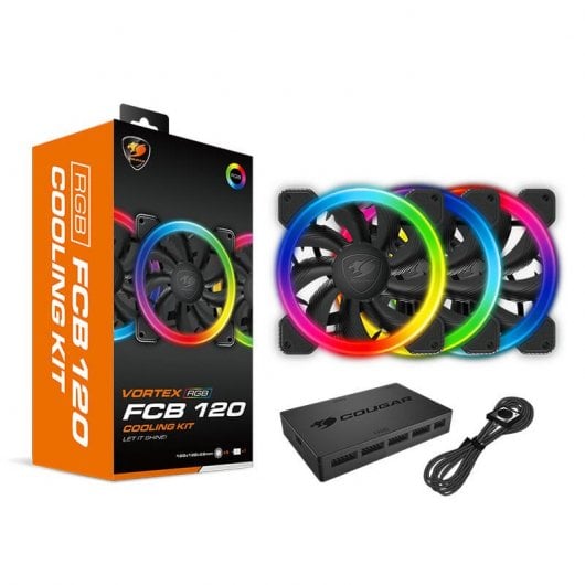 Kit de refroidissement Cougar Vortex FCB 120 RVB