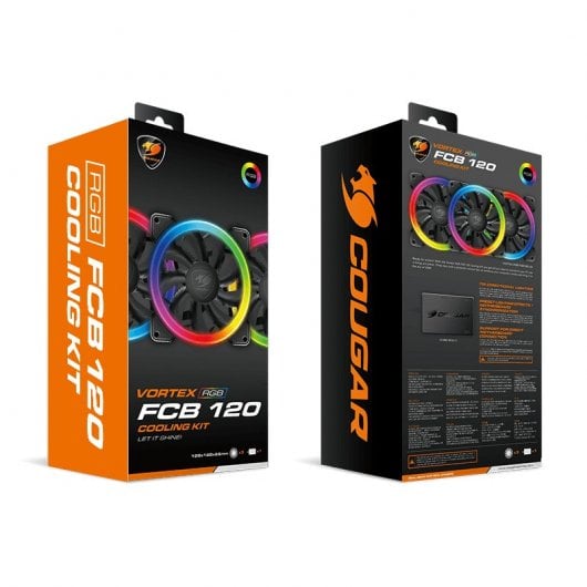 Kit de refroidissement Cougar Vortex FCB 120 RVB