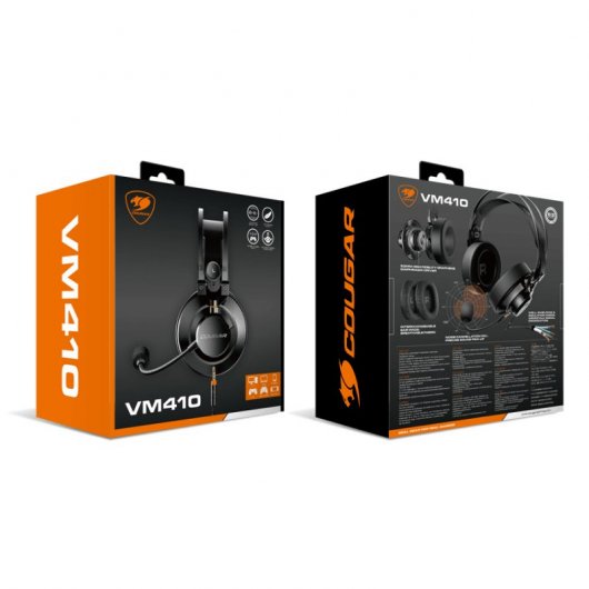 Cougar VM410 Classic Auriculares Gaming Negros