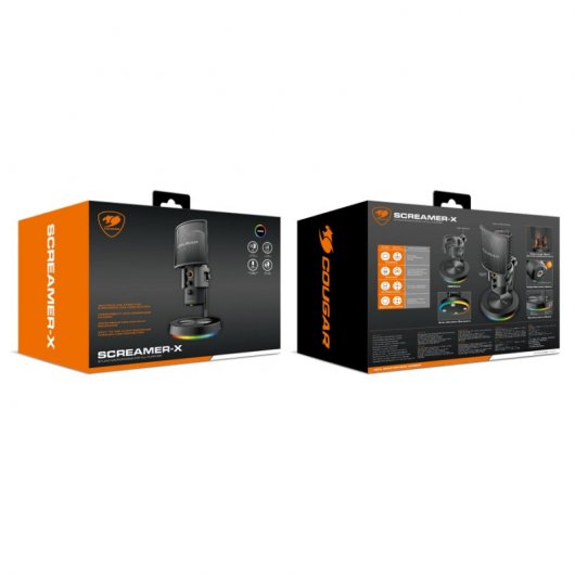 Cougar Screamer-X Micrófono Omnidireccional USB