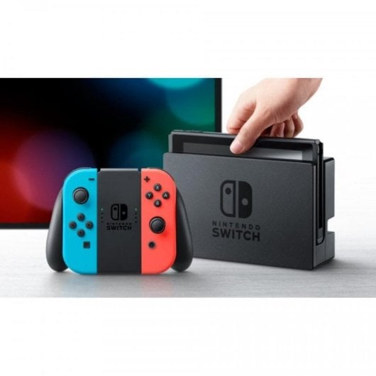 Nintendo Switch V3 Portatil Nvidia Tegra 32GB LCD Azul Vermelho Cinzento