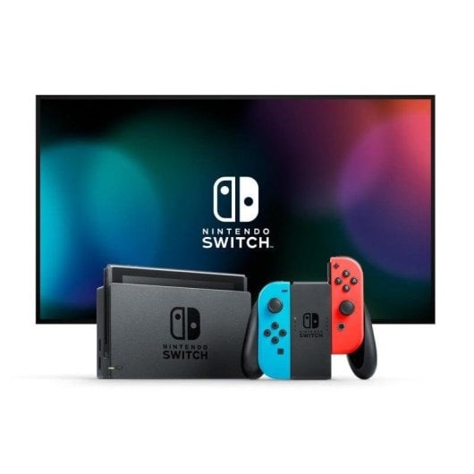 Nintendo Switch V3 Portatil Nvidia Tegra 32GB Ecrã Táctil Azul Neón Vermelho Neón