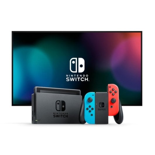 Nintendo Switch V3 Portatil Nvidia Tegra 32GB LCD Azul Vermelho Cinzento