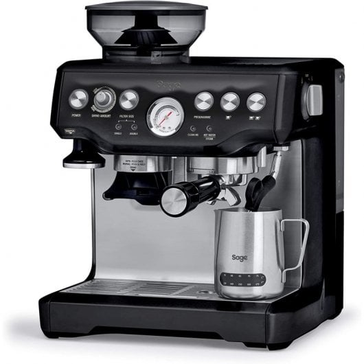 Sage SES875BKS Barista Express Cafetera Espresso con Molinillo 15 Bares