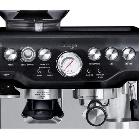 Sage SES875BKS Barista Express Cafetera Espresso con Molinillo 15 Bares