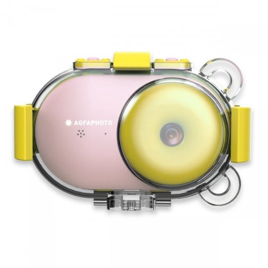 AgfaPhoto Realikids Cam Caméra de sport étanche pour enfants 16MP Rose