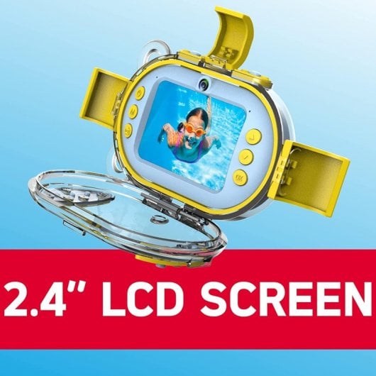 AgfaPhoto Realikids Cam Waterproof Câmara Desportiva Infantil 16MP Azul