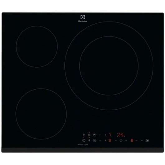 Placa de Indução Electrolux LIL60336 3 Zonas 60cm Controlo Tátil PowerBoost