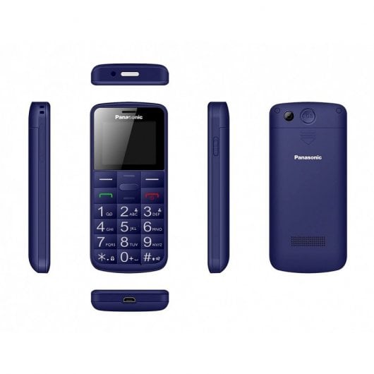 Telefono Panasonic KX-TU110 per anziani blu gratuito