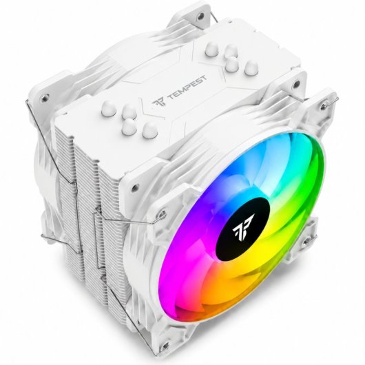 Ventola CPU Tempest Cooler 4Pipes 2x120mm RGB Bianca