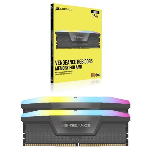 Corsair Vengeance RGB DDR5 6000 MHz 32 GB 2x16 GB CL36 AMD ottimizzata