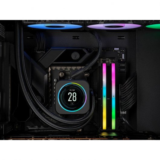 Corsair Vengeance RGB DDR5 5600MHz 32GB 2x16 GB CL36 Memória Dual AMD EXPO e Intel XMP