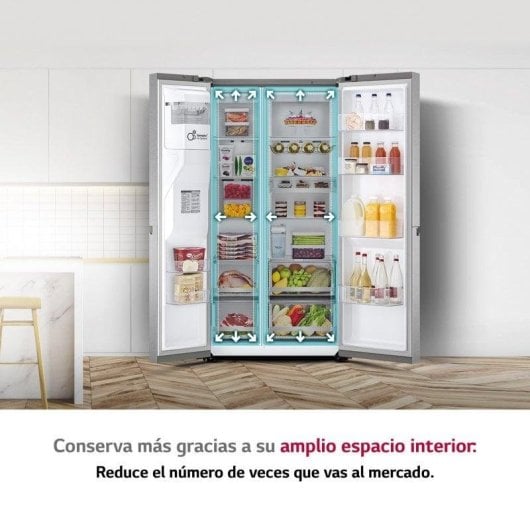LG GSLV91MBAD Frigorífico Americano Side By Side D Acero Inoxidable
